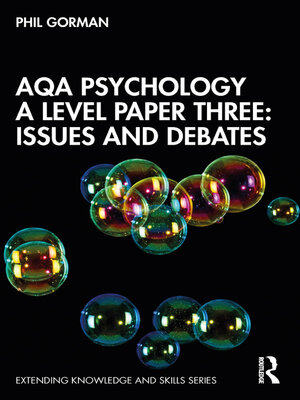 cover image of AQA Psychology a Level Paper Three